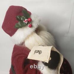 Texas A&M Christmas Santa Claus Decor with Bag Approx 15in Figure Holiday Statue