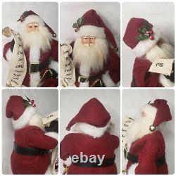 Texas A&M Christmas Santa Claus Decor with Bag Approx 15in Figure Holiday Statue
