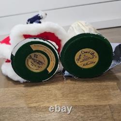 The Carolers Lot Of 10 Vtg Christmas Figures Santa Mrs Claus Decor Byers Choice