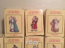 The International Santa Claus Collection Large Lot Of 19 Figures Christmas 1990s