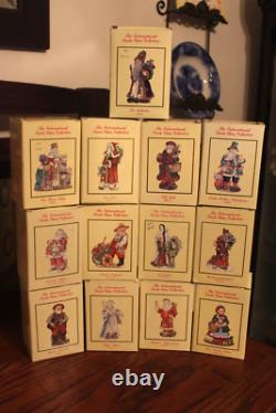 The International Santa Claus Collection Lot Of 16 Christmas Figures