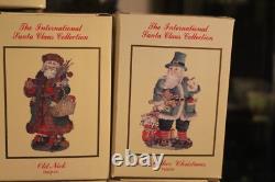 The International Santa Claus Collection Lot Of 16 Christmas Figures