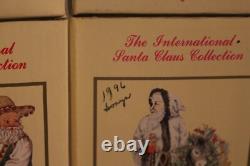 The International Santa Claus Collection Lot Of 16 Christmas Figures