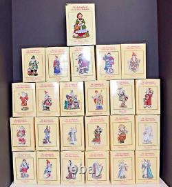 The International Santa Claus Collection Lot of 24 Figurines