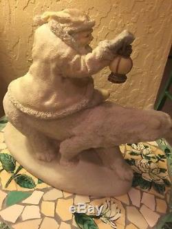 The Legend Of Santa Claus Into The Wind Victorian Ken Memoli Statue Ceramic