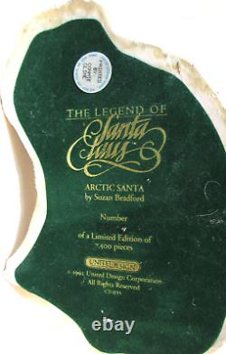 The Legend of Santa Claus ARTIC SANTA Figure Suzan Bradford LE7500 EUC