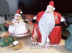 The Nightmare Before Christmas Santa Claus Diamond Select Elfs Figure 13 PC LOT