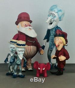 The Year Without A Santa Claus, Civilian Santa, Snow Miser, Jangle, Figures, Used