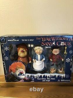 The Year Without A Santa Claus Figure Set Heat Miser Mrs. Claus Jingle