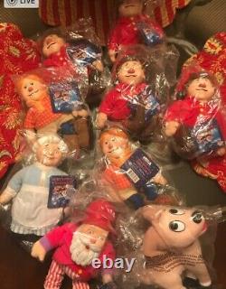 The Year Without A Santa Claus Plush Figure LOT by Neca New in Package