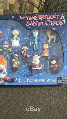 The Year Without A Santa Claus Set Mini 11 Figurines PVC Neca Very Nice Rare