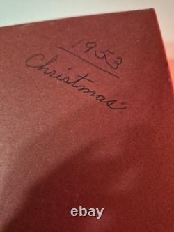 This is a vintage light-up Santa Claus blow mold figure. 1953