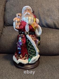 Thomas Pacconi Classics Santa Claus 2004 Blown Glass Large Wood Base 14 COA