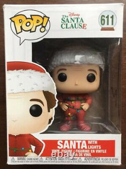 Tim Allen Signed The Santa Clause Funko Pop 611 Figure Santa With Lights! Rare