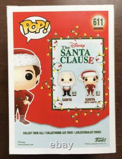 Tim Allen Signed The Santa Clause Funko Pop 611 Figure Santa With Lights! Rare