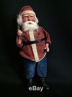 Title EARLY GERMAN SANTA CLAUS COMPOSITION CANDY CONTAINER