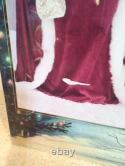 Traditions Handcrafted 33 Tall Santa Claus Figure With Presents And Staff