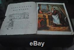 VICTORIAN McLOUGHLIN BROS CHRISTMAS BOOK, SANTA CLAUS & HIS WORKS, ARTIST NAST