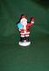 Vintage In Box Santa Claus Figure Figurine Bohemia Glass Czech Christmas Xmas 9