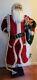 Vintage Life Size 5 Ft Traditional Santa Claus Figure With Good Boys & Girls List