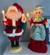 Vintage Rennoc Animated Moving Illuminated Santa & Mrs Claus 24 Christmas Decor