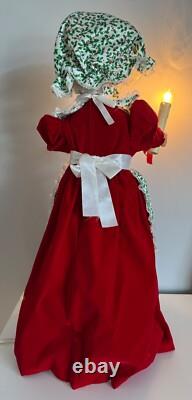 VINTAGE Rennoc Animated Moving Illuminated Santa & Mrs Claus 24 Christmas Decor