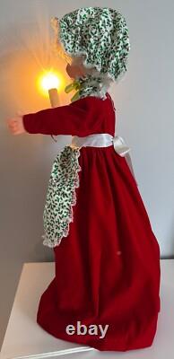 VINTAGE Rennoc Animated Moving Illuminated Santa & Mrs Claus 24 Christmas Decor