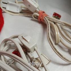 VINTAGE Santa & Mrs Clause Set Animated Collectible Holding A Candle 20 Tall