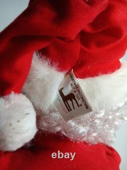 VINTAGE Santa & Mrs Clause Set Animated Collectible Holding A Candle 20 Tall