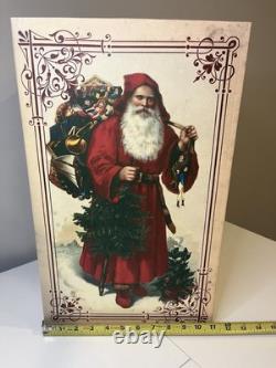 VTG 16 in. Victorian St. Nicholas (The Original Santa Claus) Statue and box RARE