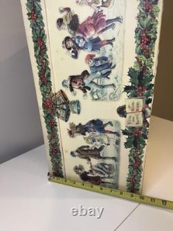 VTG 16 in. Victorian St. Nicholas (The Original Santa Claus) Statue and box RARE