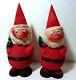 Vtg (2) 1950s 9 Christmas Santa Claus Bobble Head Candy Containers West Germany