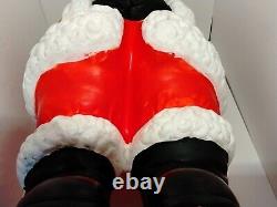 VTG African American Black Santa Claus Statue 77 Atlantic Mold Ceramic 19 OOAK