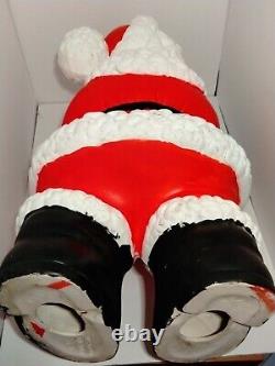 VTG African American Black Santa Claus Statue 77 Atlantic Mold Ceramic 19 OOAK