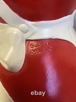 VTG Christmas Santa Claus/Mrs Claus Ceramic Custom Mold Hand Painted RARE