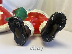 VTG Christmas Santa Claus/Mrs Claus Ceramic Custom Mold Hand Painted RARE