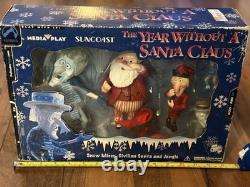 VTG Year Without A Santa 2002 Palisades Set Sealed, Box Shows Some Wear Edges