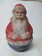 Very Old Patriotic Christmas Santa Claus Roly Poly Figure