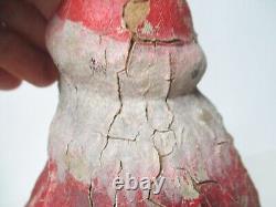 Very Old Patriotic Christmas Santa Claus Roly Poly Figure