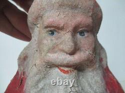 Very Old Patriotic Christmas Santa Claus Roly Poly Figure