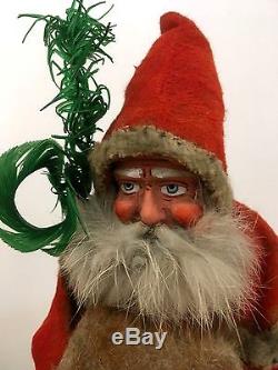 Very Rare BELSNICKLE Santa Claus Father Christmas 12 Candy Container Circa 1900