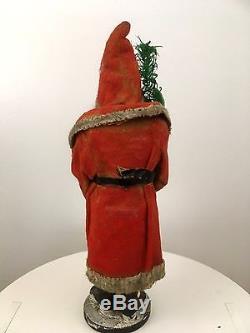 Very Rare BELSNICKLE Santa Claus Father Christmas 12 Candy Container Circa 1900