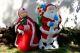 Very Rare Mr. & Mrs. Santa Claus Lighted Yard Decorations Collectible