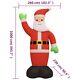 Vidaxl Christmas Inflatable Santa Claus With Leds 393.7