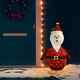 Vidaxl Decorative Christmas Santa Claus Figure Led Luxury Fabric 47.2
