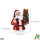 Vilead Resin Santa Claus Figurines Christmas & New Year Collection New Year Gift