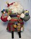 Vintage 12 Inch House Of Hatten Ye Olde Santa Maker Dee Gann Santa Figure
