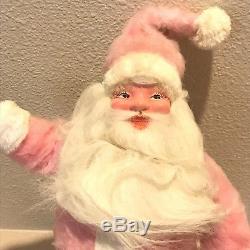 Vintage 15 Harold Gale 1960s Pink Fur Santa Claus Mary Kay Cosmetics