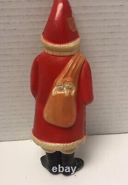 Vintage 1930s Celluloid Santa Claus Christmas Figure Made In USA