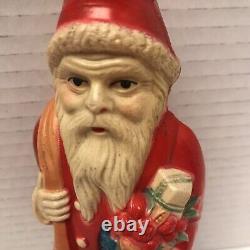 Vintage 1930s Celluloid Santa Claus Christmas Figure Made In USA